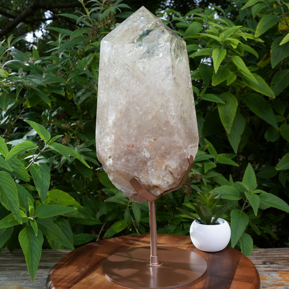 
                  
                    Giant Natural Citrine Generator | With Rose Gold Stand | Reiki Infused
                  
                