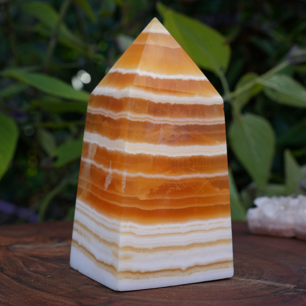 
                  
                    Large Yellow Calcite Towers | Reiki Infused
                  
                