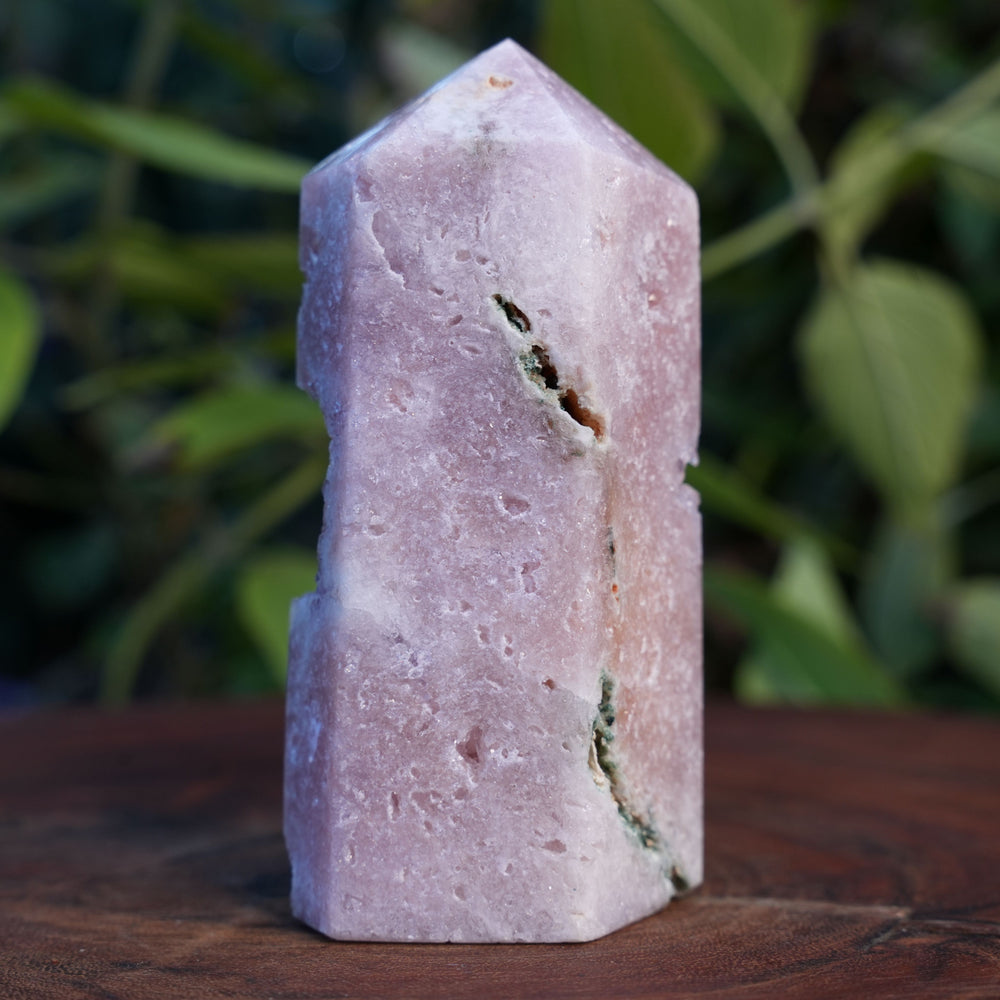 
                  
                    High Grade Druzy Pink Amethyst Tower | Reiki Infused
                  
                