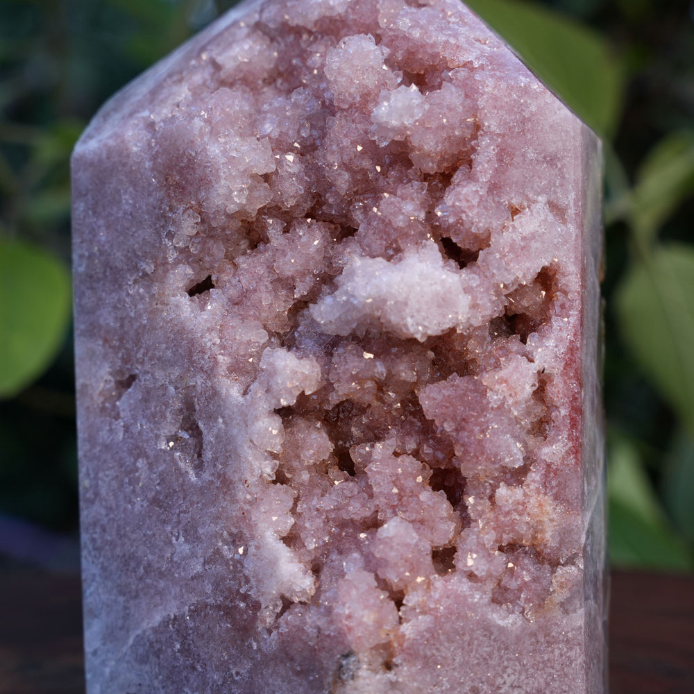 
                  
                    AAA Grade Druzy Pink Amethyst Tower | Reiki Infused
                  
                