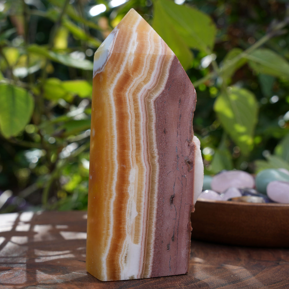 
                  
                    Brown & Yellow Calcite Towers | Reiki Infused
                  
                