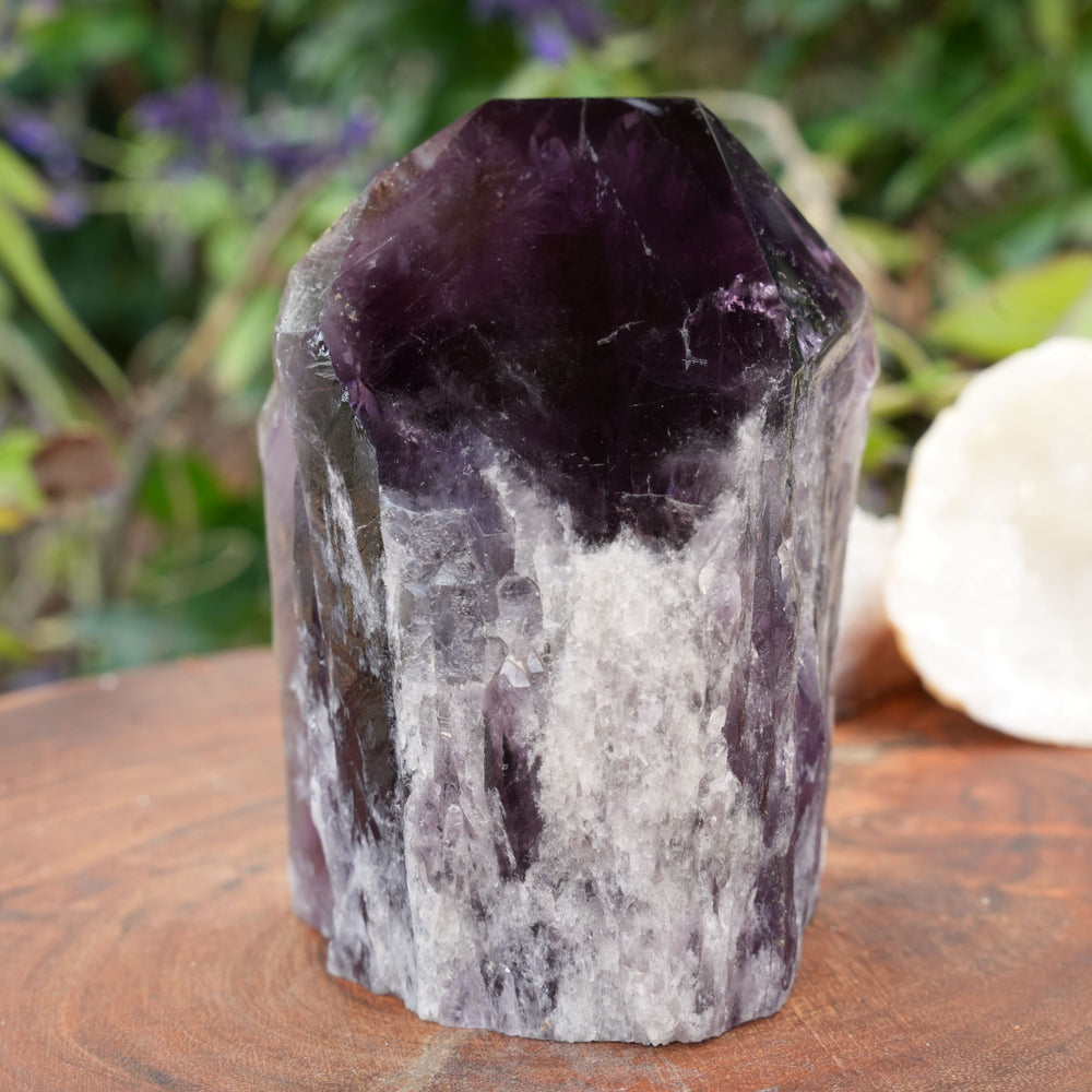 
                  
                    Large High Quality Amethyst Cut Base | Reiki Infused
                  
                