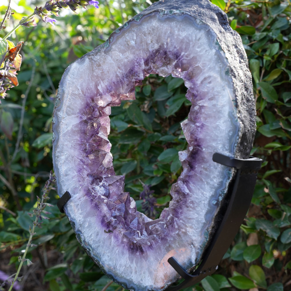
                  
                    Large High Quality Amethyst Portal on Stand | Reiki Infused
                  
                