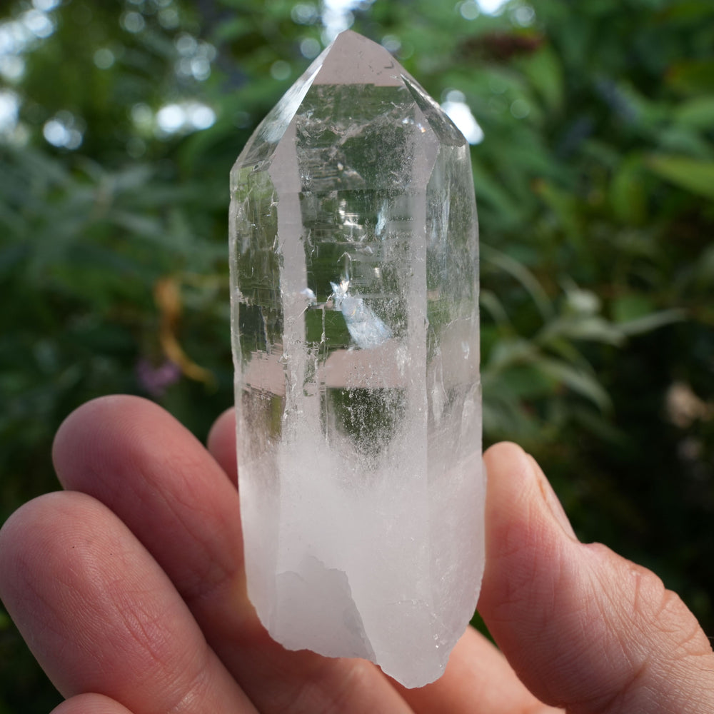 
                  
                    High Grade | Diamantina Quartz Points with Raw Bottom | Reiki Infused
                  
                