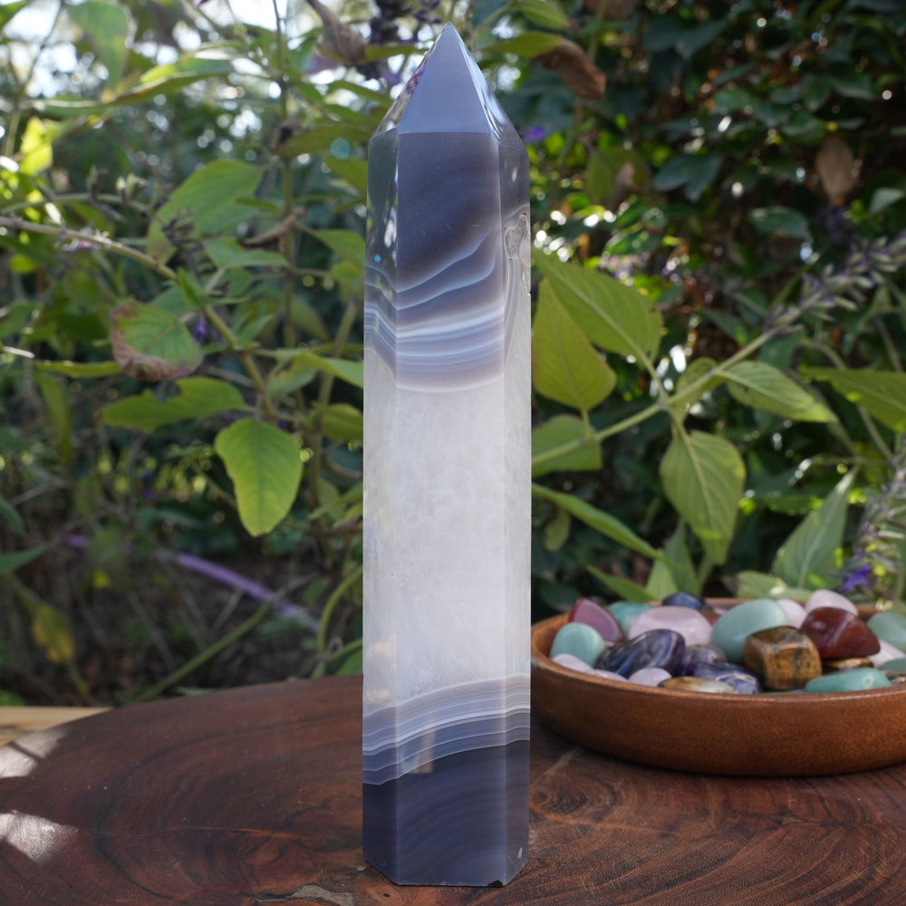 
                  
                    Large Botswana Agate Towers | Reiki Infused
                  
                