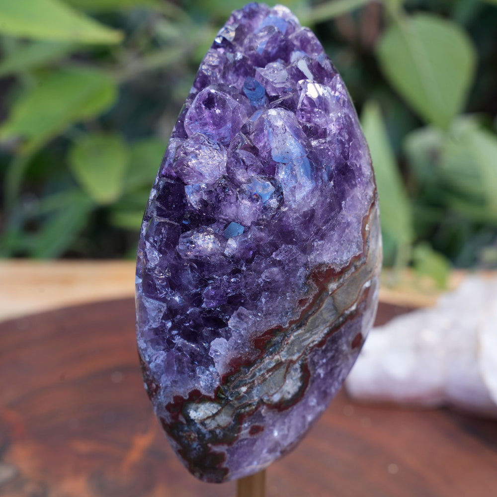 
                  
                    High Quality Amethyst Cluster on Stand | Reiki Infused
                  
                