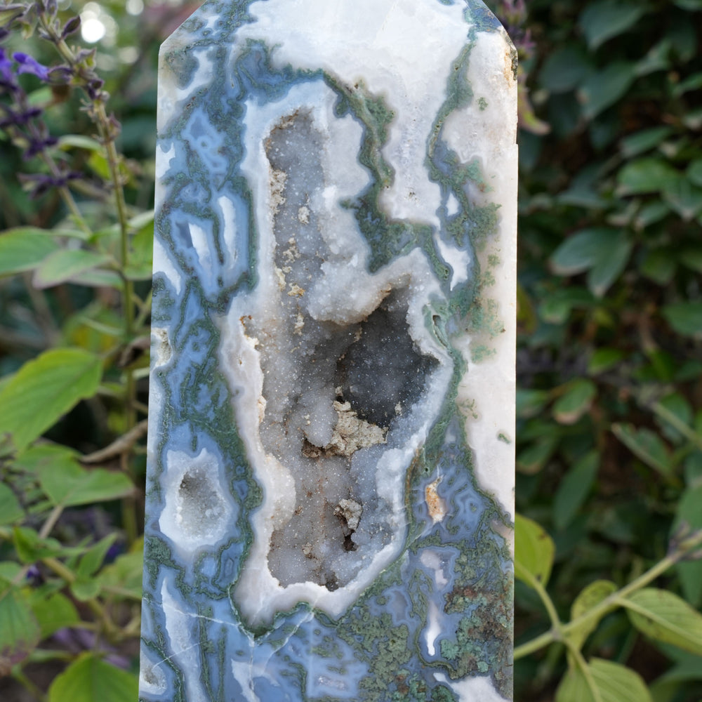 
                  
                    Giant Moss Agate Generator | Reiki Infused
                  
                