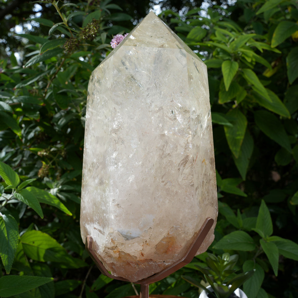 
                  
                    Giant Natural Citrine Generator | With Rose Gold Stand | Reiki Infused
                  
                