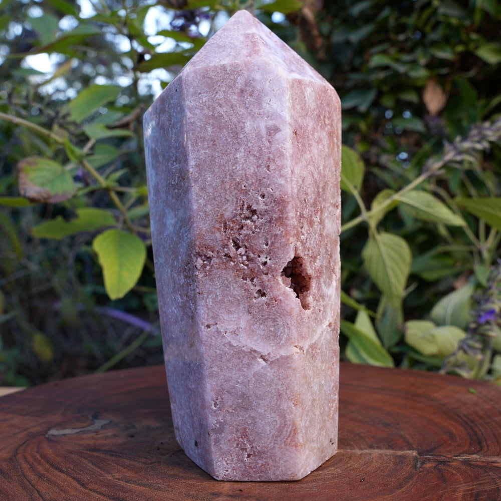 
                  
                    AAA Grade Druzy Pink Amethyst Tower | Reiki Infused
                  
                