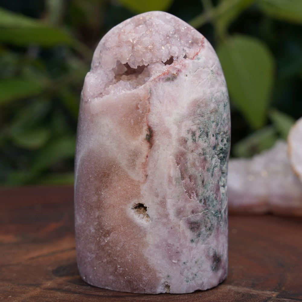 
                  
                    Pink Amethyst Cluster Freeforms | Reiki Infused
                  
                