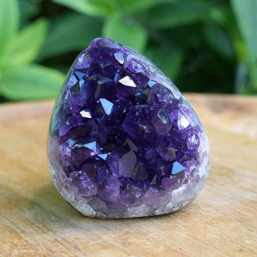 
                  
                    Amethyst Deep Purple Cut Base Clusters | High Quality | Reiki Infused
                  
                