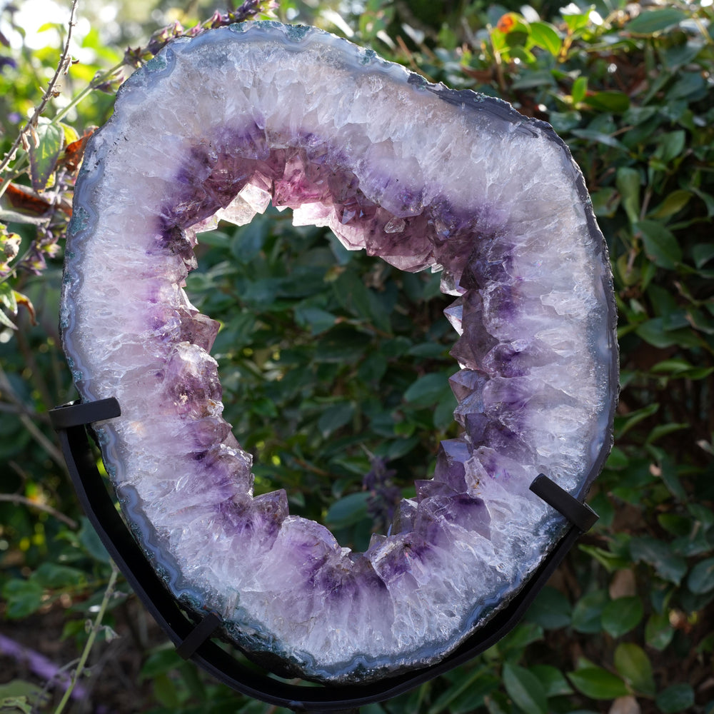
                  
                    Large High Quality Amethyst Portal on Stand | Reiki Infused
                  
                