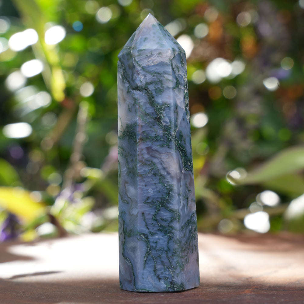 
                  
                    Moss Agate Towers | Reiki Infused
                  
                