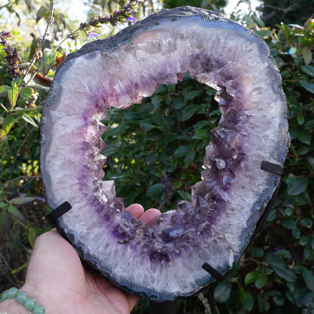 
                  
                    Large High Quality Amethyst Portal on Stand | Reiki Infused
                  
                