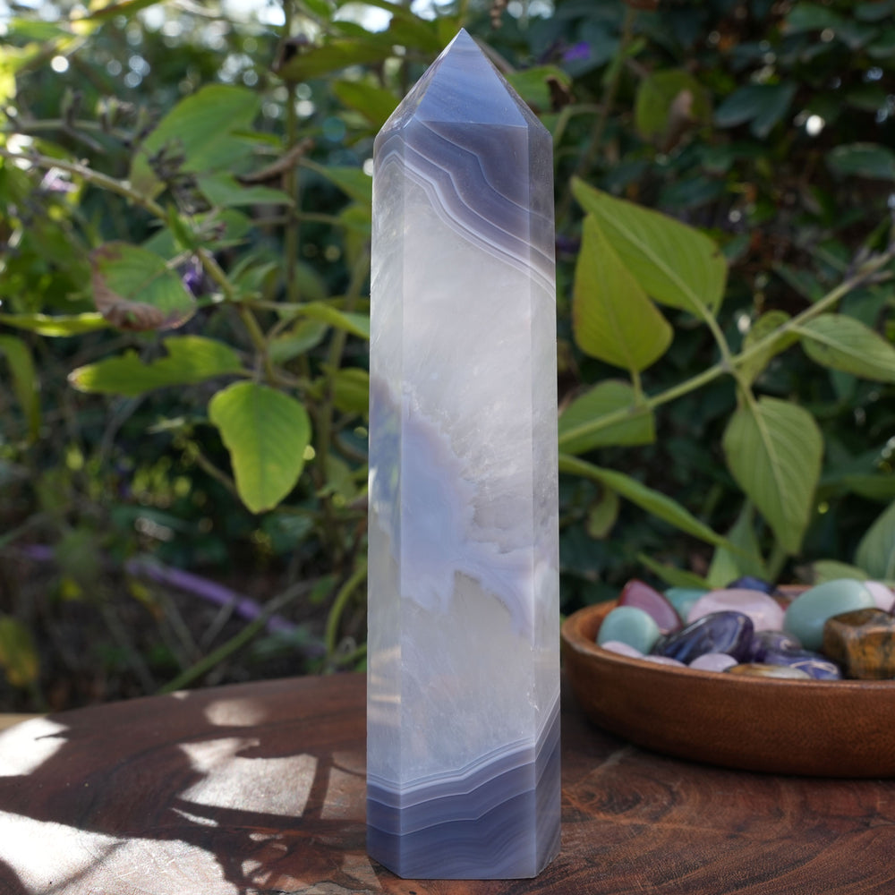 
                  
                    Large Botswana Agate Towers | Reiki Infused
                  
                