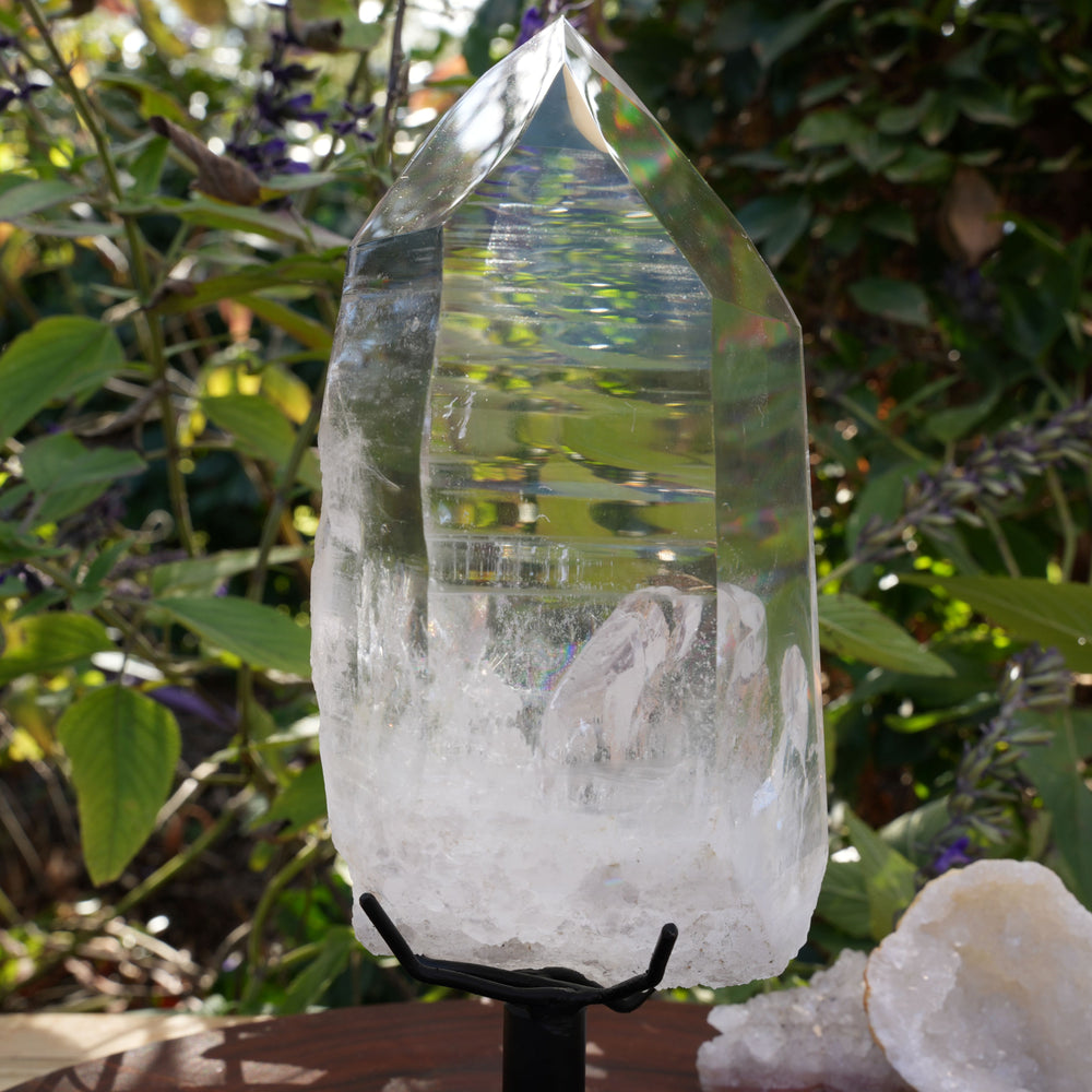 
                  
                    AAA Grade Large Lemurian Star Seed Quartz on Rotating Stand | Reiki Infused
                  
                