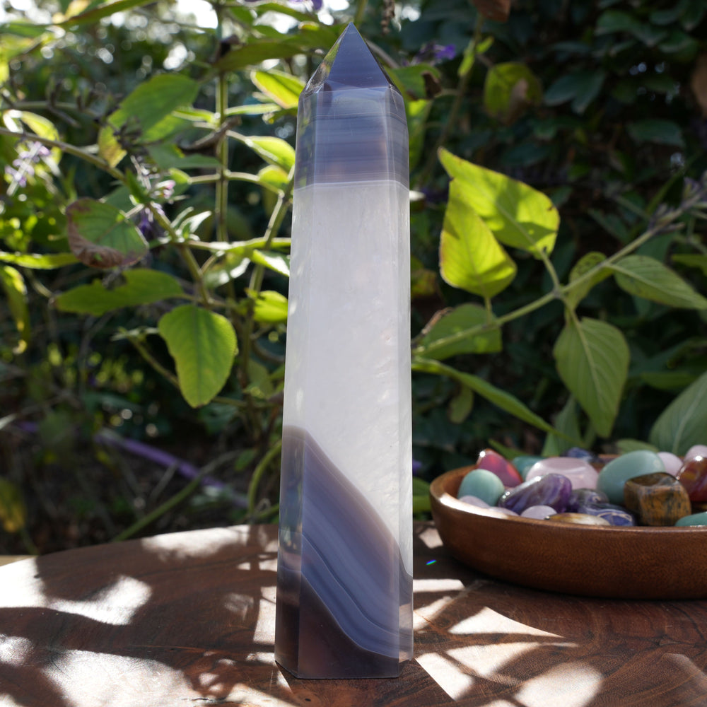 
                  
                    Large Botswana Agate Towers | Reiki Infused
                  
                