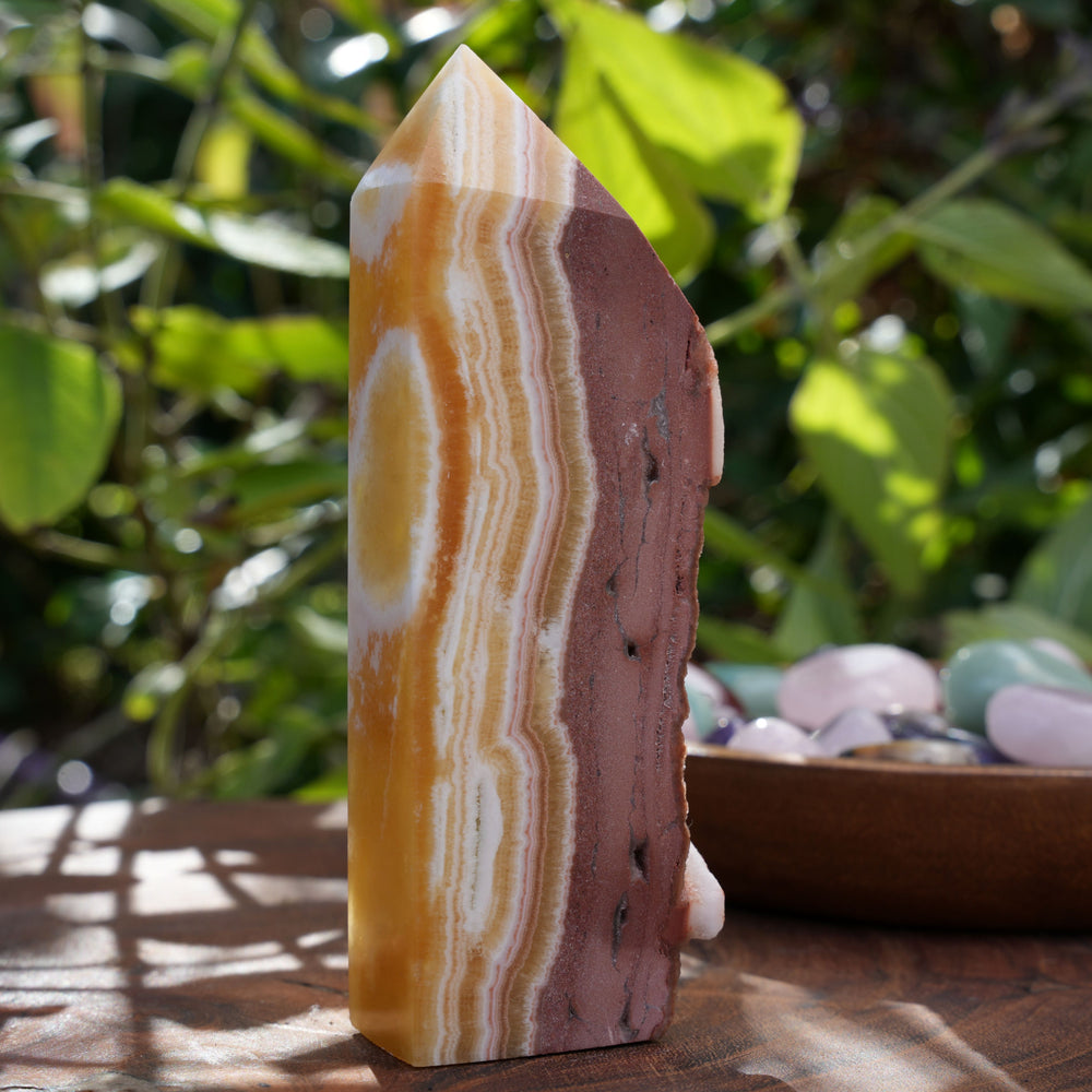 
                  
                    Brown & Yellow Calcite Towers | Reiki Infused
                  
                