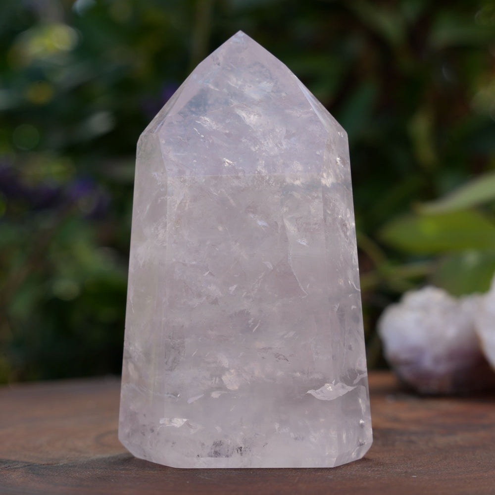 
                  
                    High Grade Rose Quartz Girasol Towers | Reiki Infused
                  
                