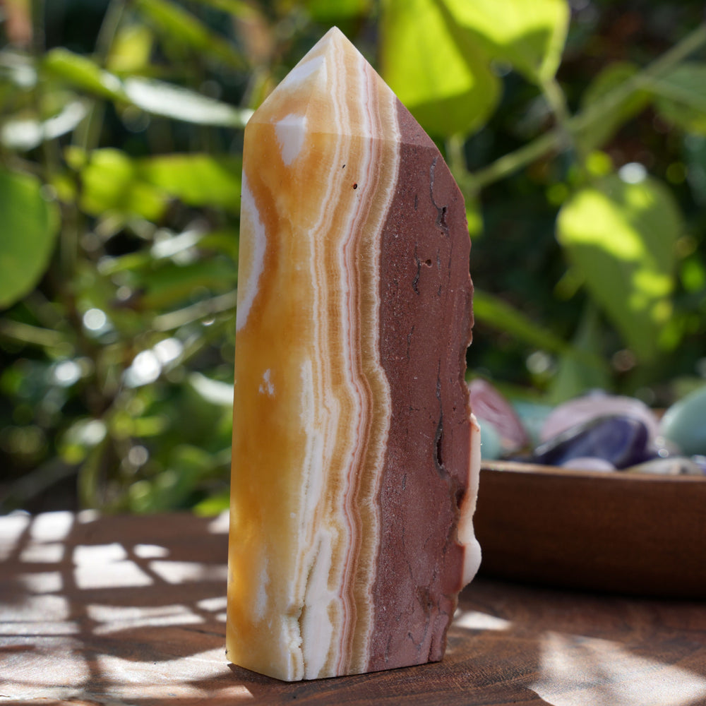 
                  
                    Brown & Yellow Calcite Towers | Reiki Infused
                  
                