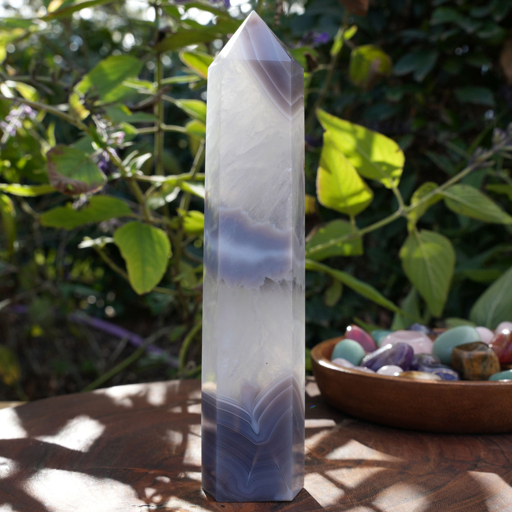 
                  
                    Large Botswana Agate Towers | Reiki Infused
                  
                