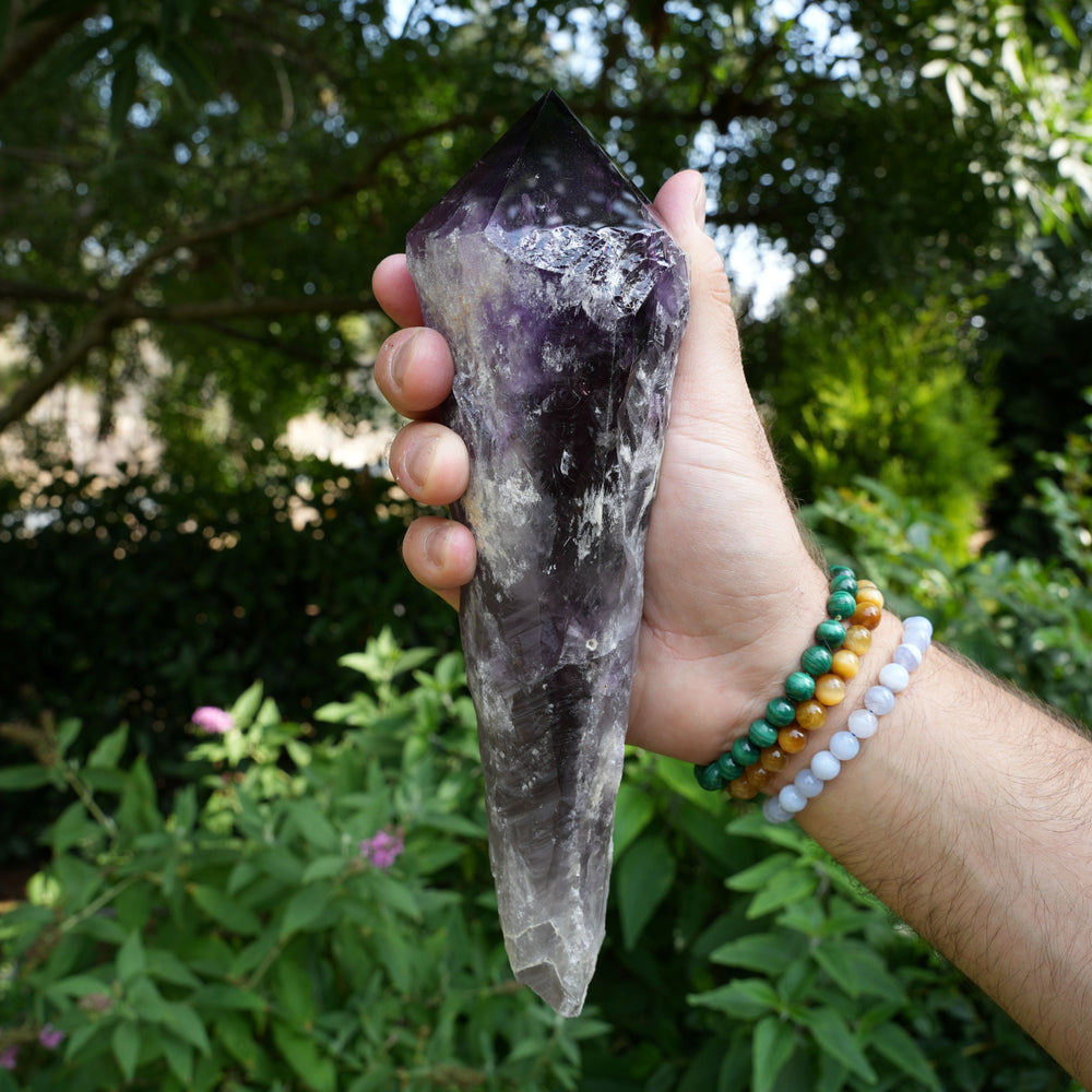 
                  
                    Giant Deep Purple Amethyst Wands | AAA Grade | Reiki Infused
                  
                