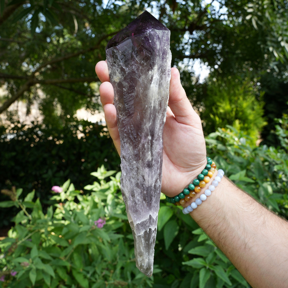 
                  
                    Giant Deep Purple Amethyst Wands | AAA Grade | Reiki Infused
                  
                