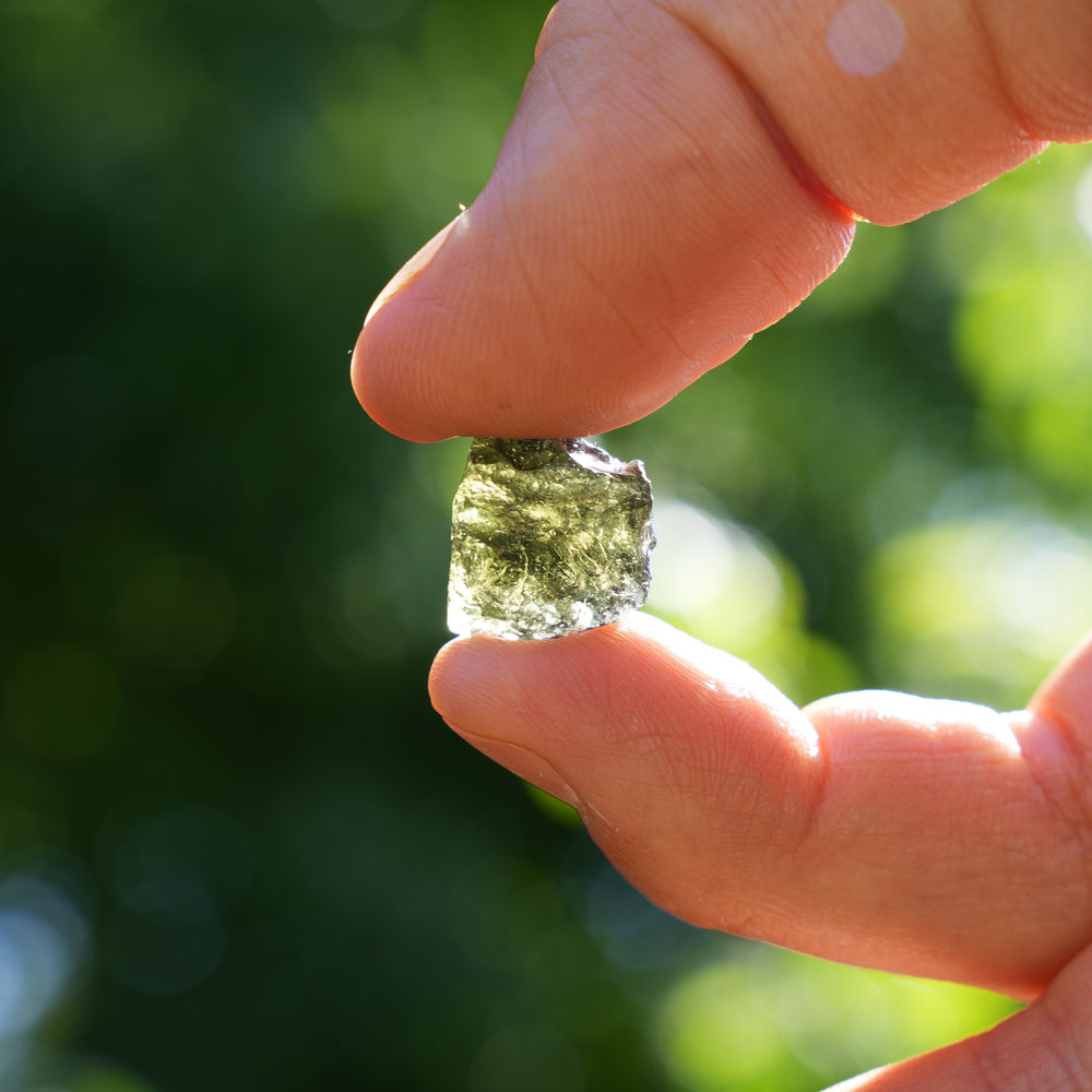 Raw Authentic Moldavite | AAA Grade | Reiki Infused