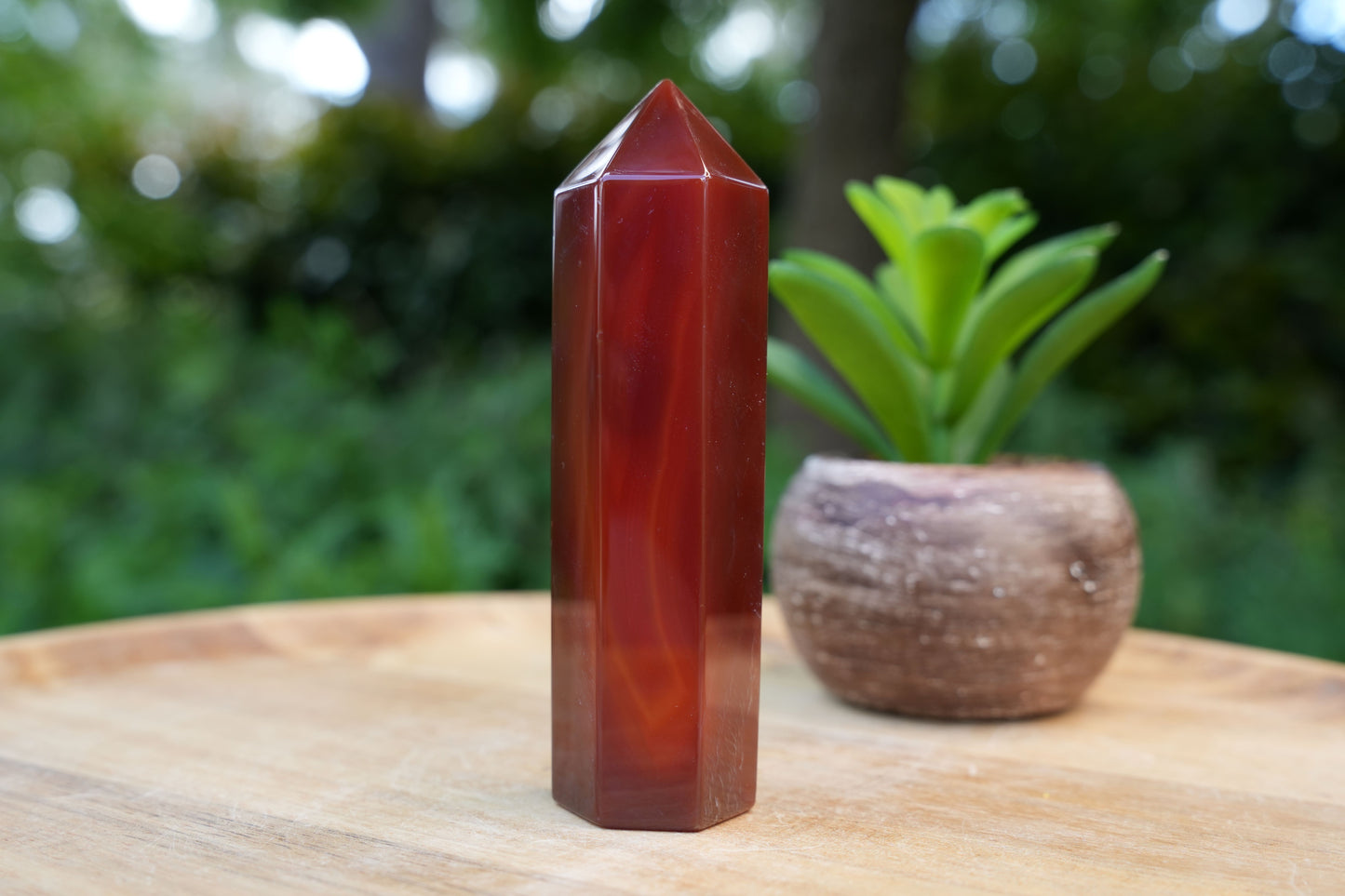 Carnelian Crystal Points | AAA Grade | Reiki Infused