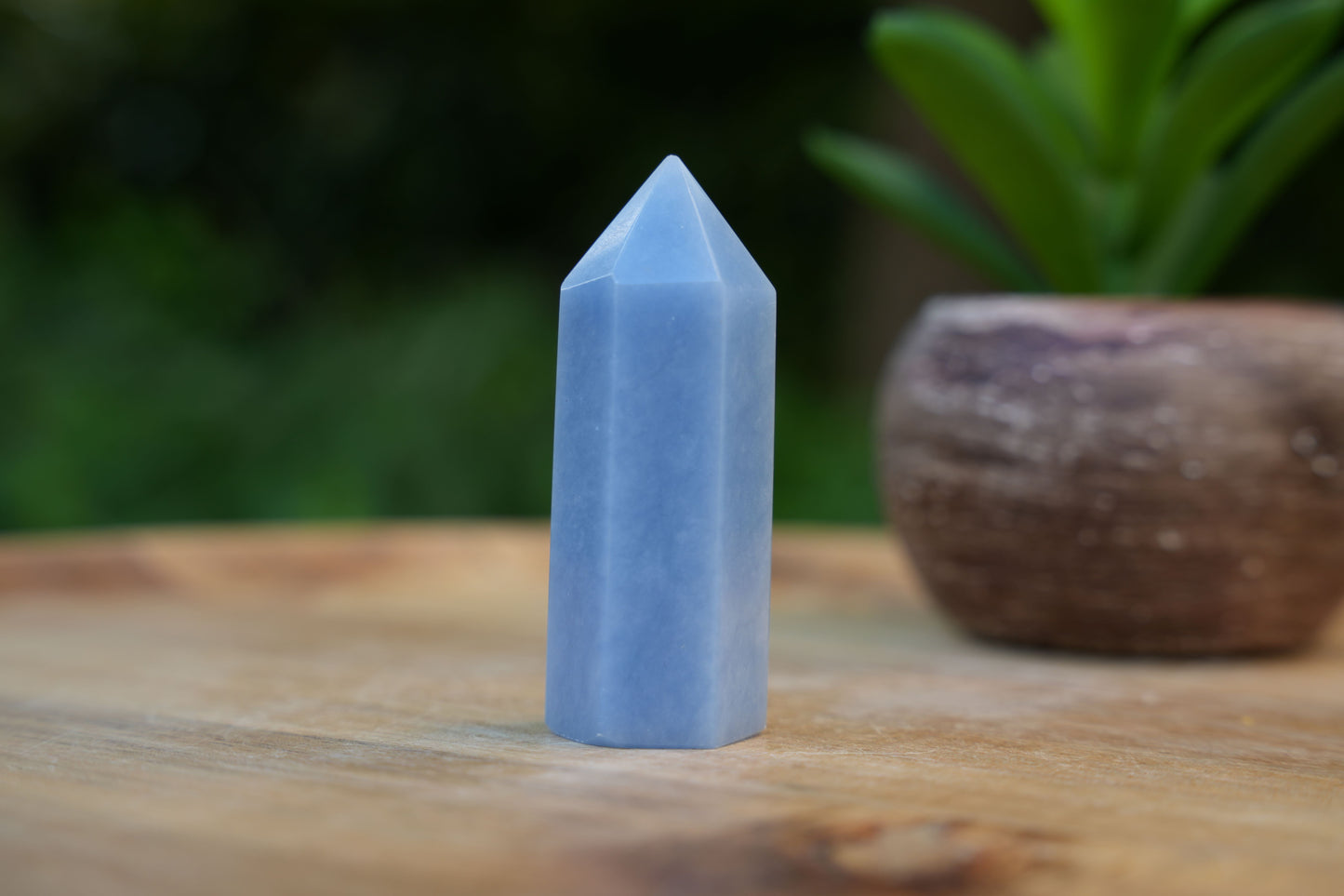 Angelite Points | A Grade | Reiki Infused