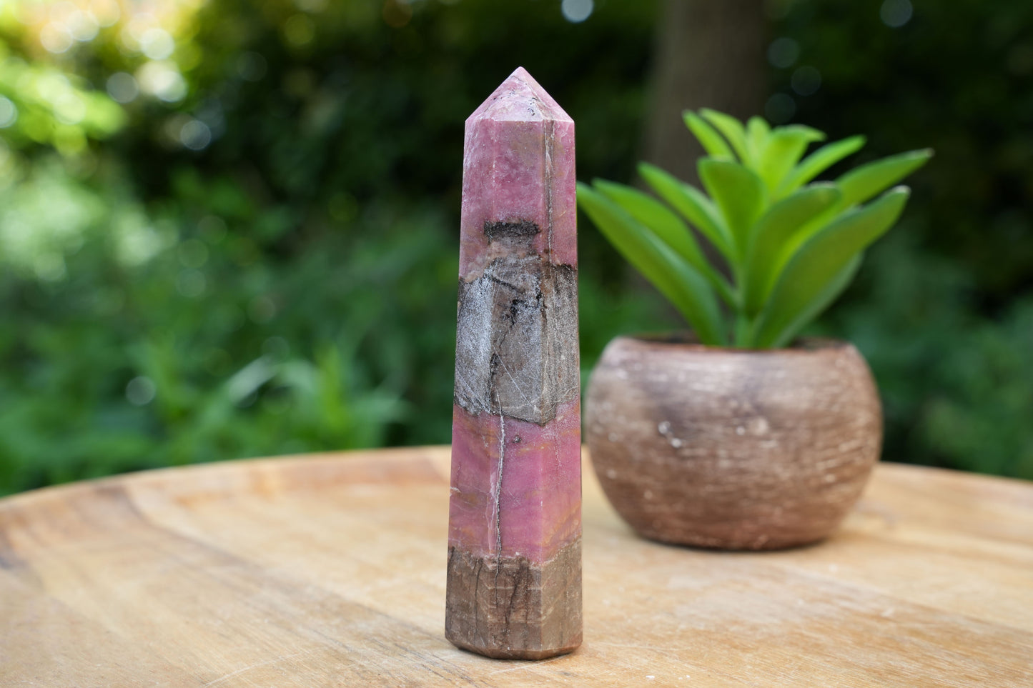 Rhodonite Points | Reiki Infused