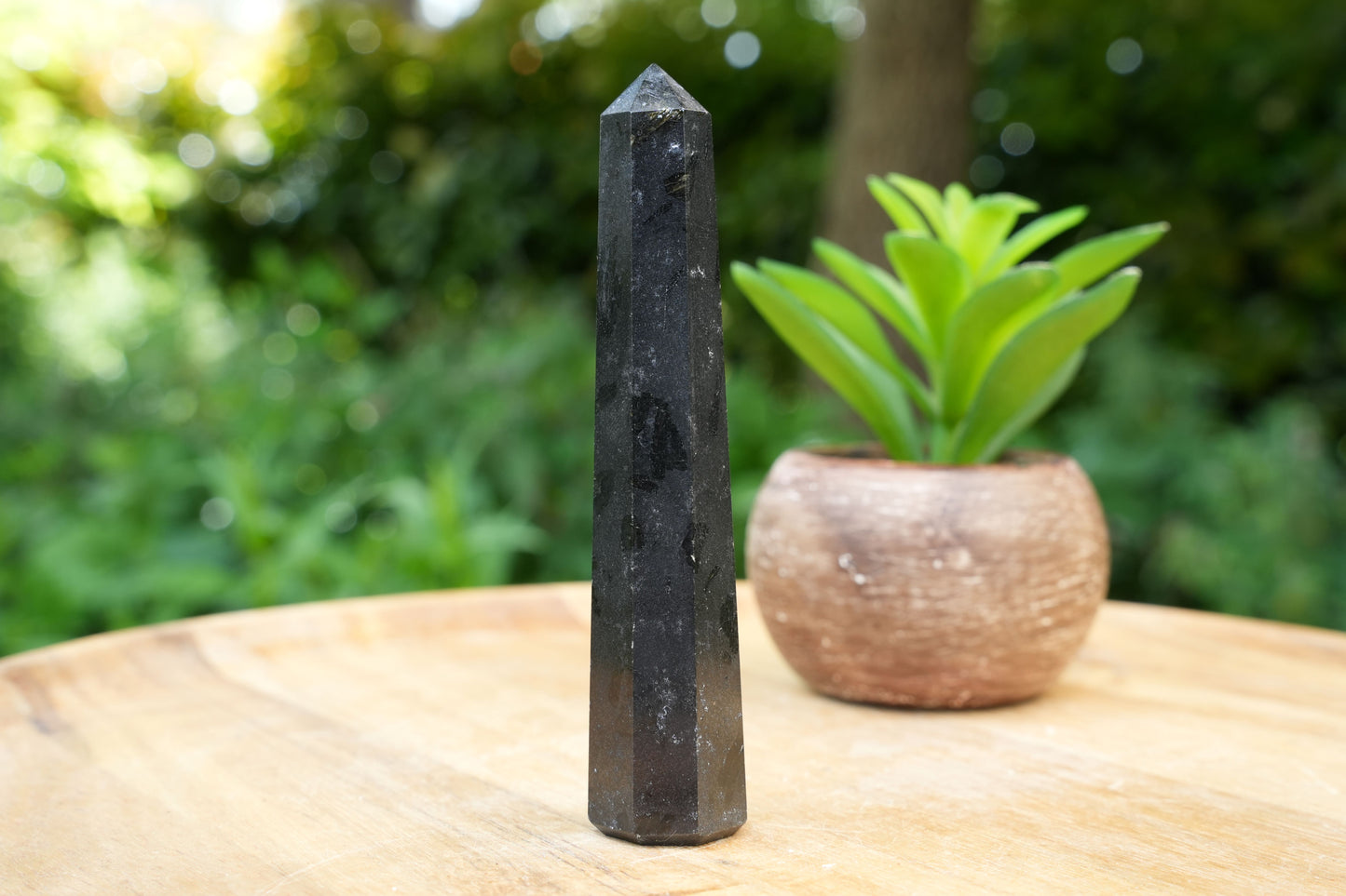 Black Tourmaline Points | Reiki Infused