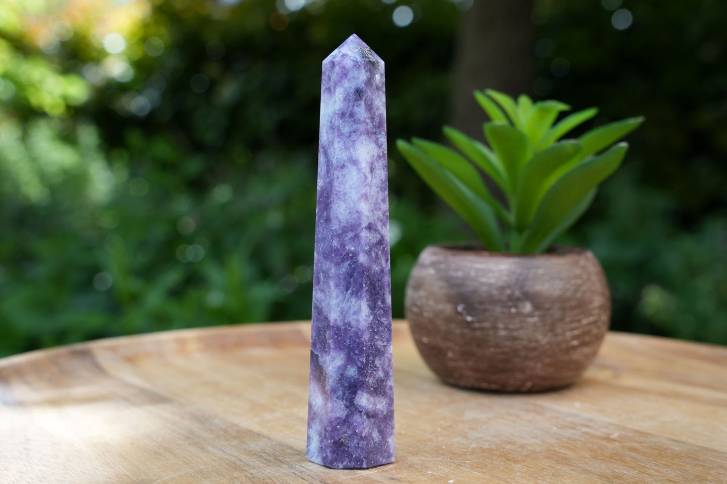 Lepidolite Points | Reiki Infused