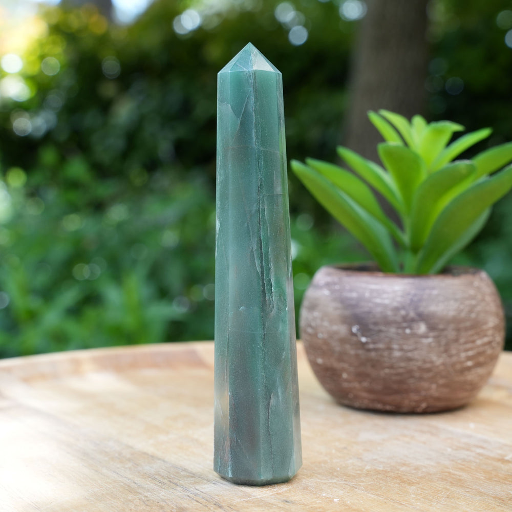 Green Aventurine Points | Reiki Infused