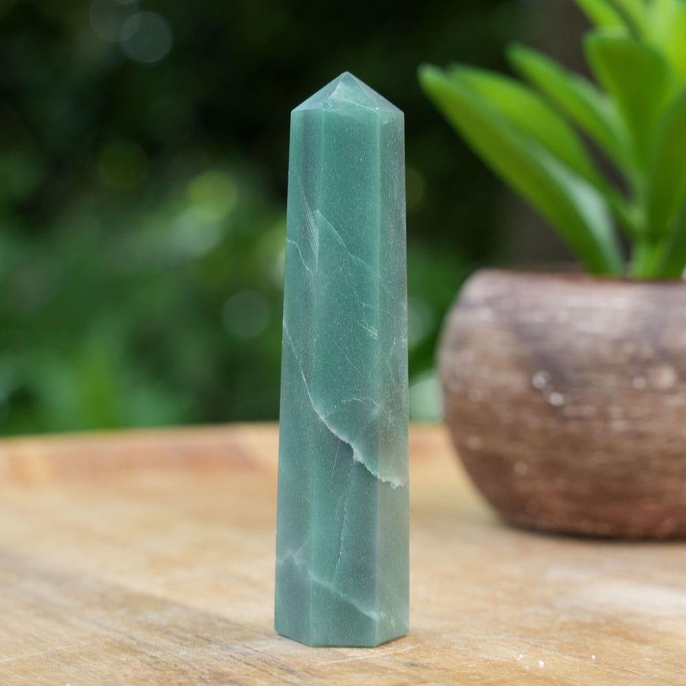 Green Aventurine Points | Reiki Infused