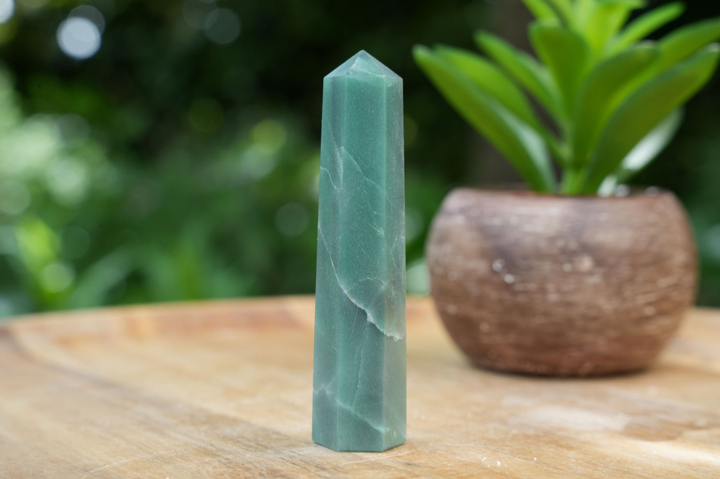 Green Aventurine Points | Reiki Infused