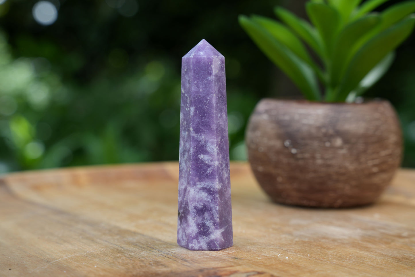 Lepidolite Points | Reiki Infused