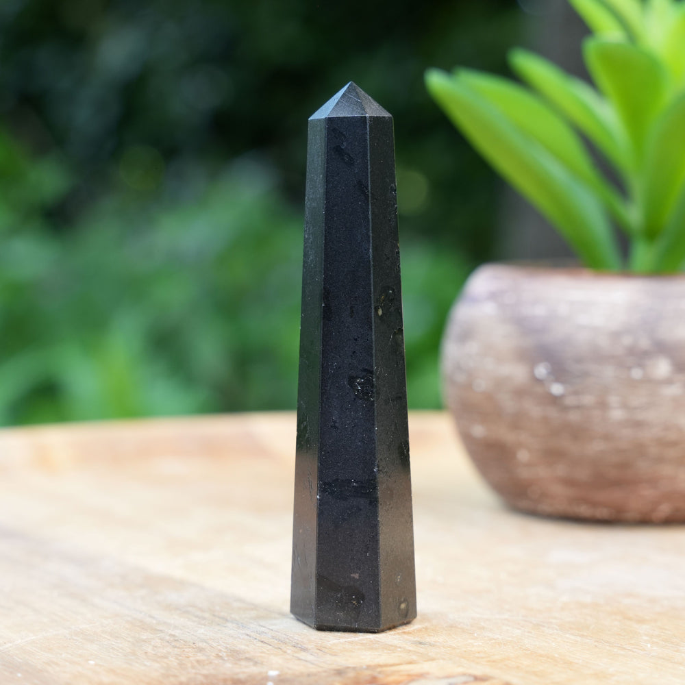 Black Tourmaline Points | Reiki Infused