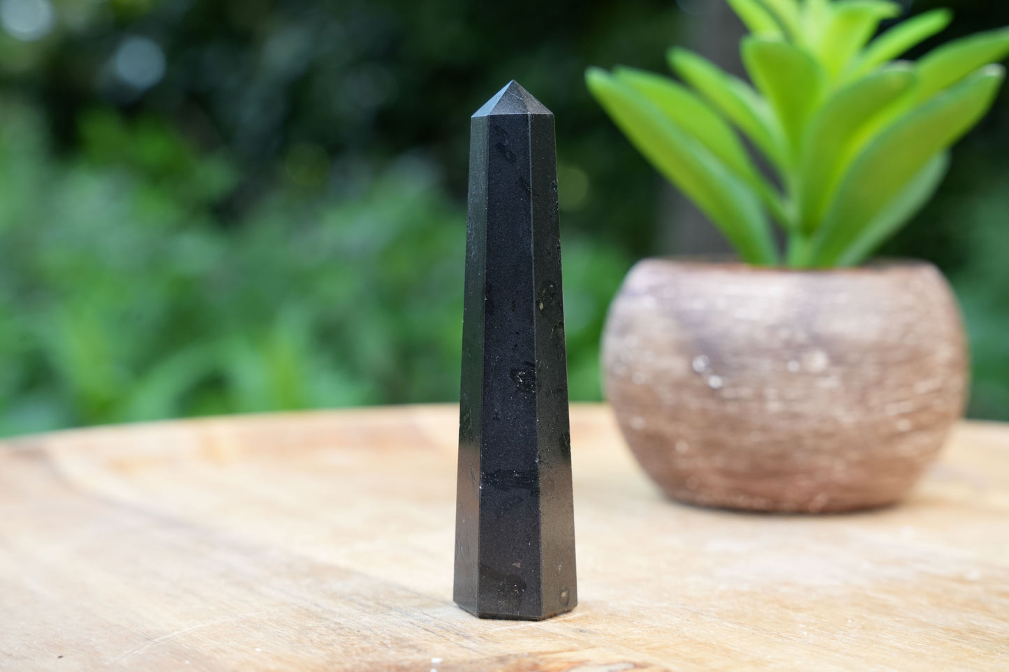 Black Tourmaline Points | Reiki Infused