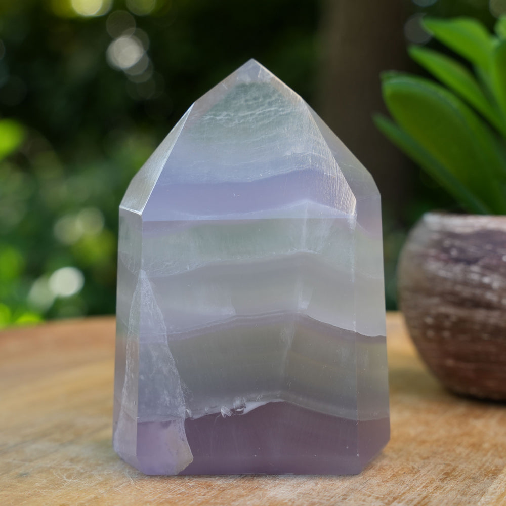 Purple Fluorite Towers | AAA Grade | Reiki Infused