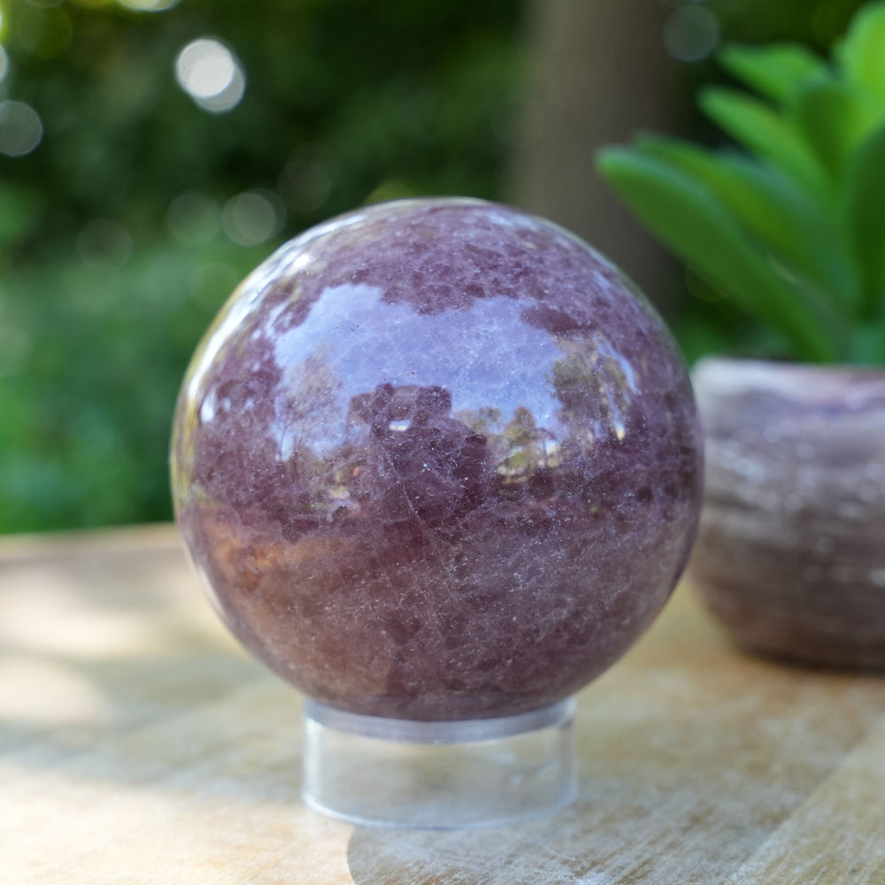 Strawberry Quartz Spheres | AAA Grade | Reiki Infused