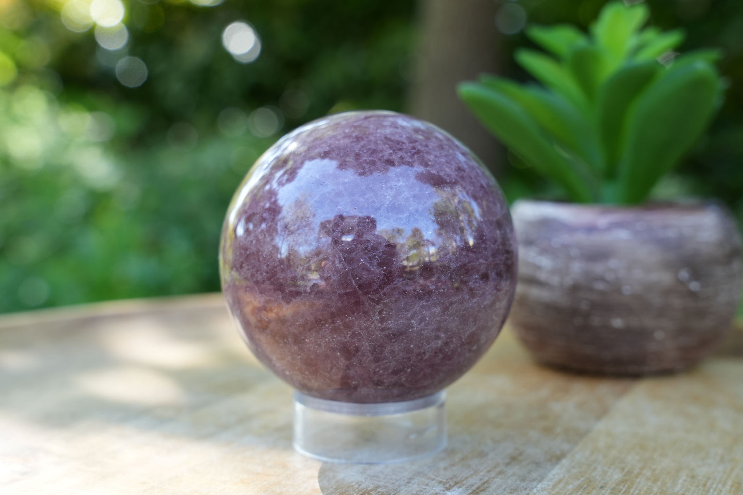 Strawberry Quartz Spheres | AAA Grade | Reiki Infused