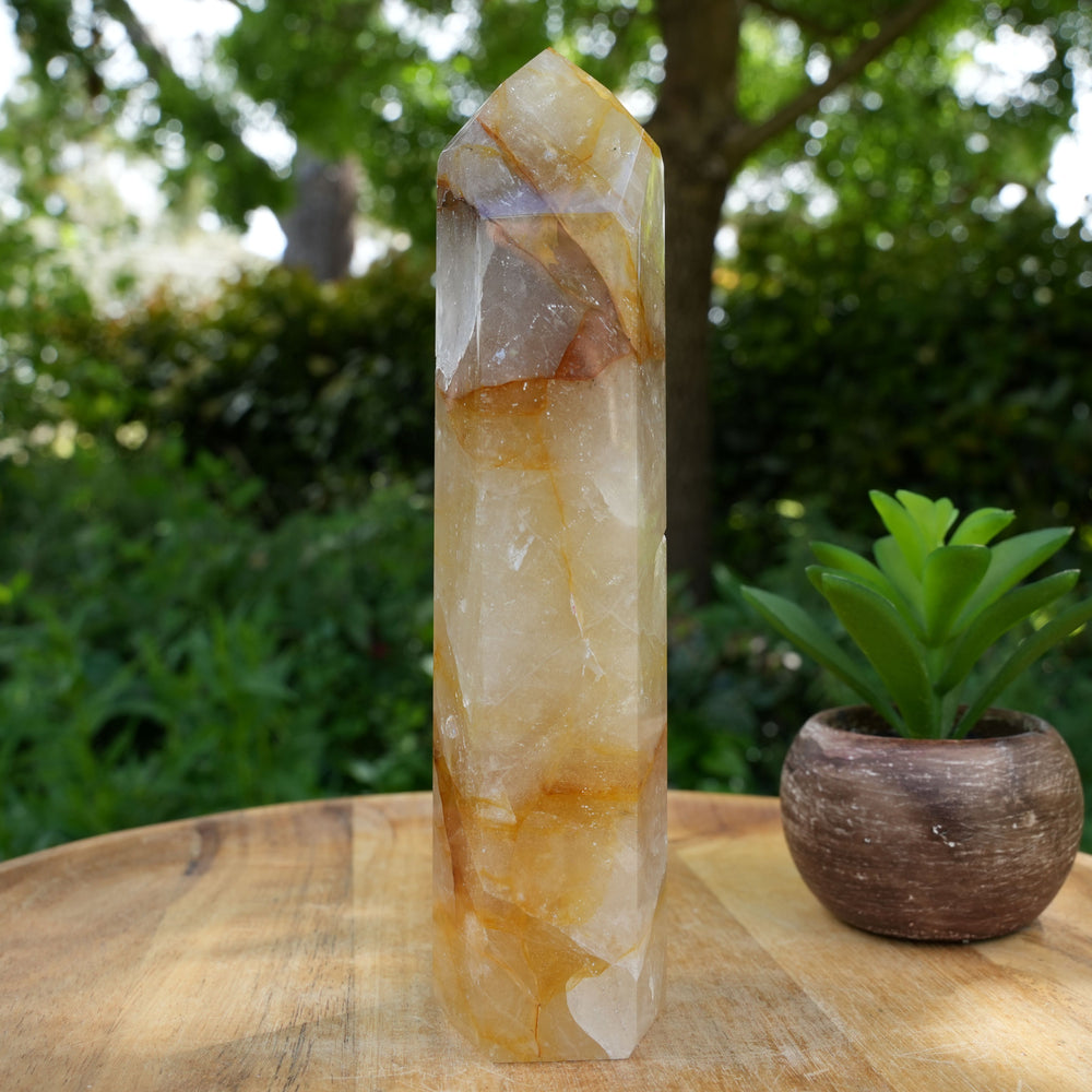 
                  
                    Large Golden Healer Towers | AAA Grade | Reiki Infused
                  
                