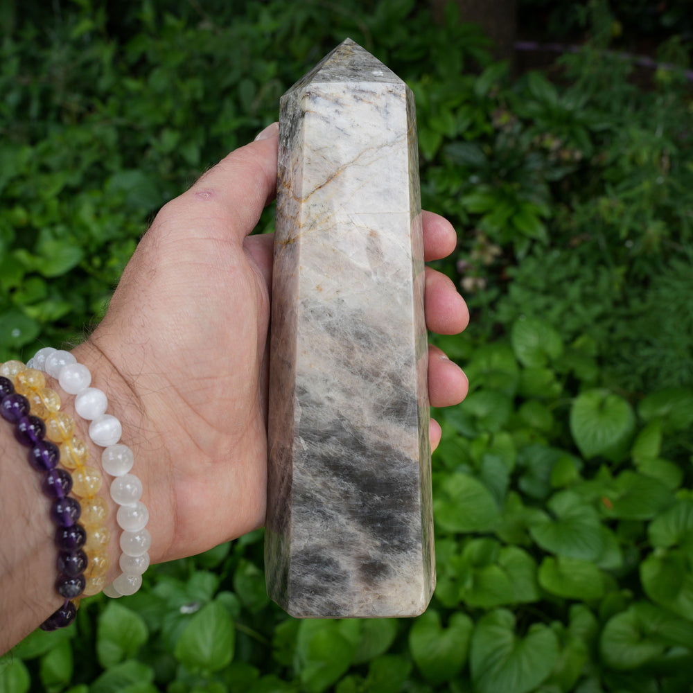 
                  
                    Large Black Moonstone Towers | AAA Grade | Reiki Infused
                  
                