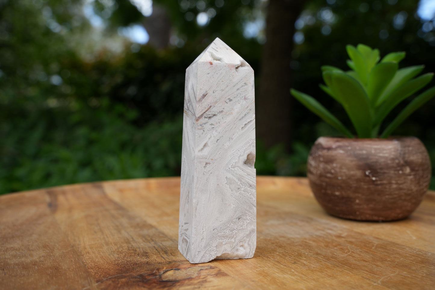 White Agate Towers | A Grade | Reiki Infused