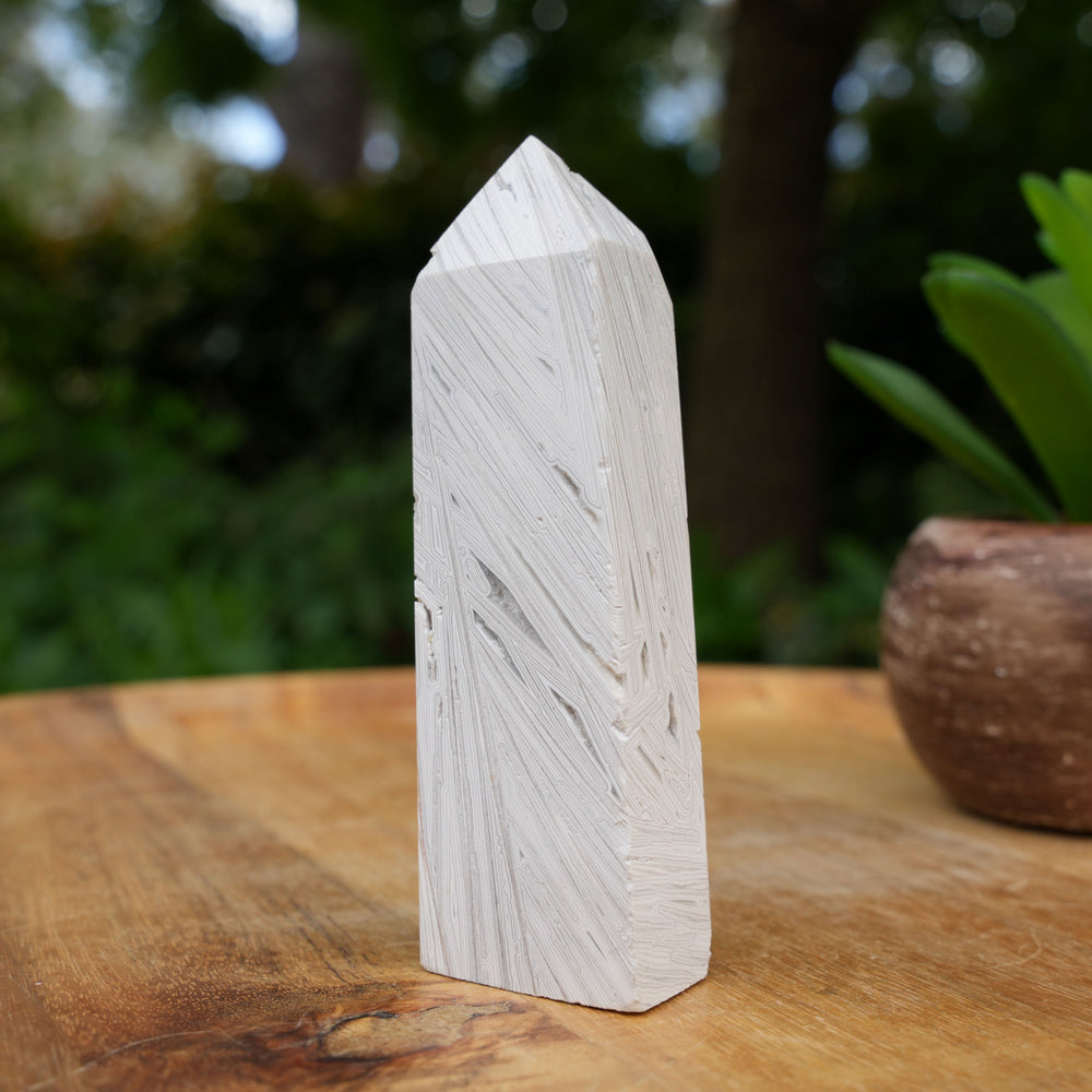 
                  
                    White Agate Towers | A Grade | Reiki Infused
                  
                