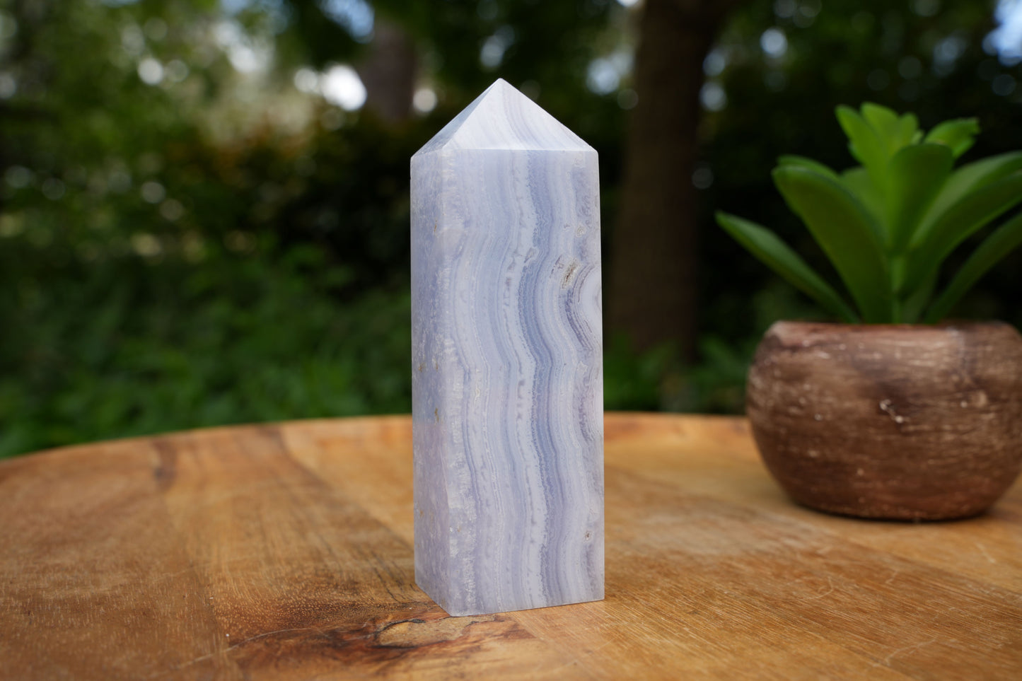 Blue Lace Agate Towers | AAA Grade | Reiki Infused