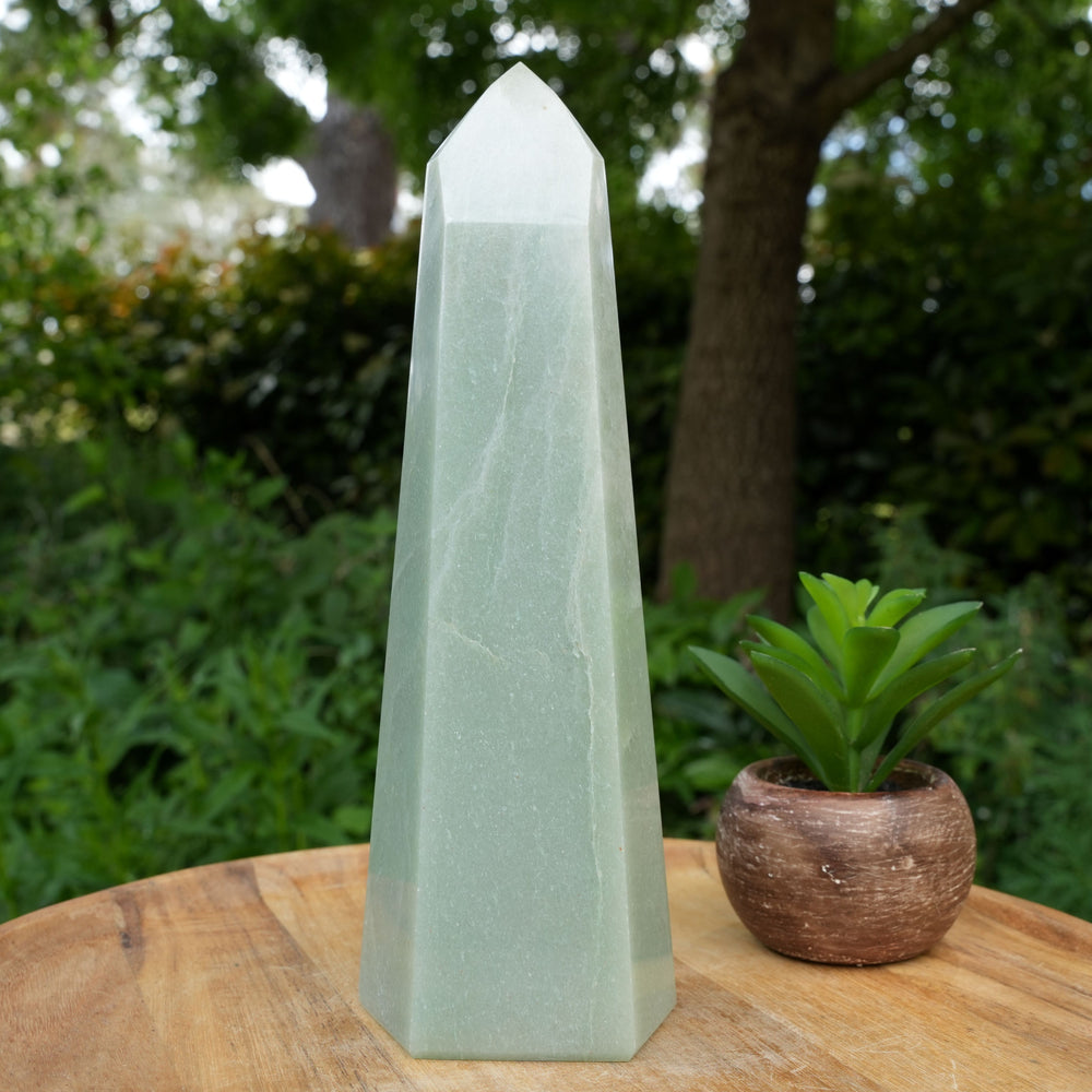 Large Green Aventurine Towers | AAA Grade | Reiki Infused