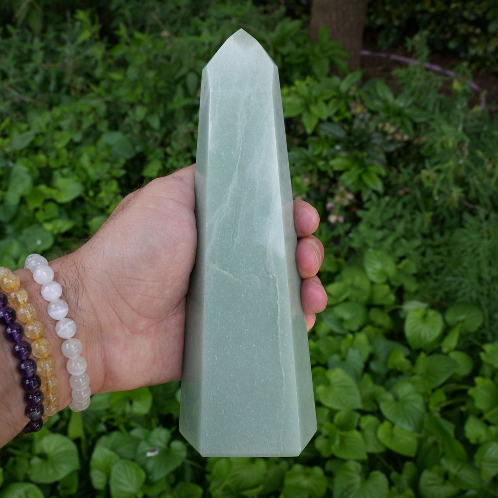 
                  
                    Large Green Aventurine Towers | AAA Grade | Reiki Infused
                  
                