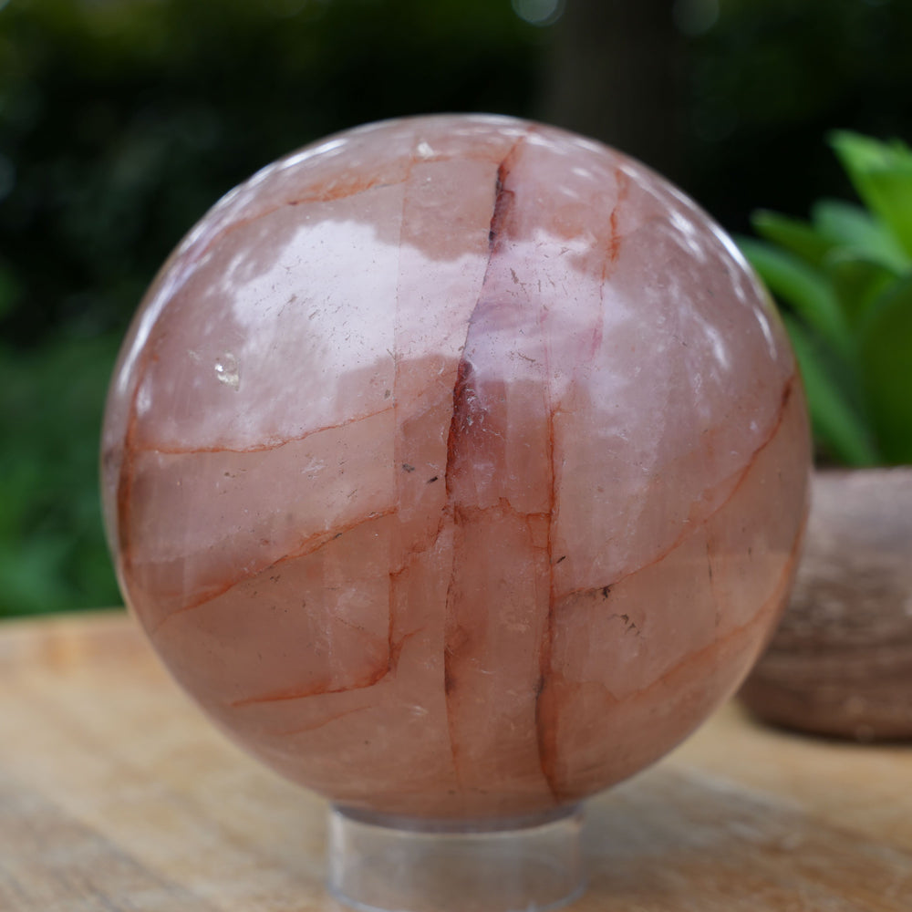 Fire Quartz Spheres | AAA Grade | Reiki Infused